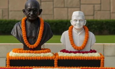 PM Modi pays tributes to Mahatma Gandhi and Lal Bahadur Shastri on birth anniversary