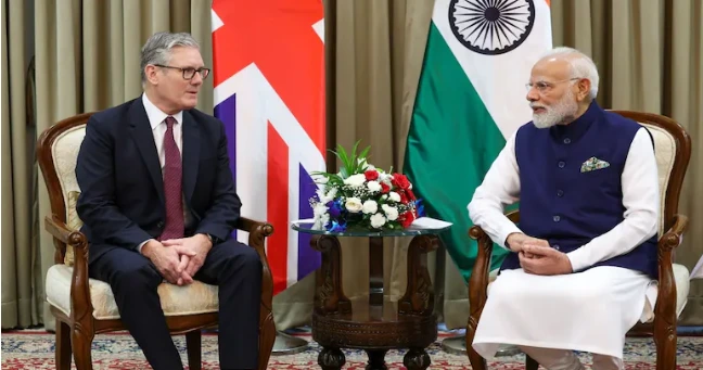 PM Modi Keir Starmer