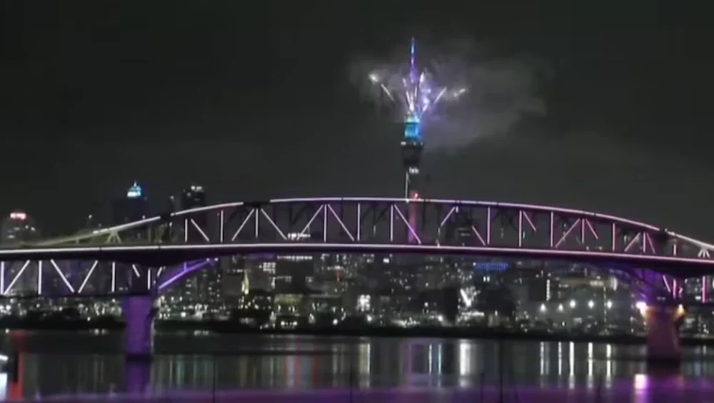 New Zealand rings in 2026 with fireworks at Auckland’s Sky Tower