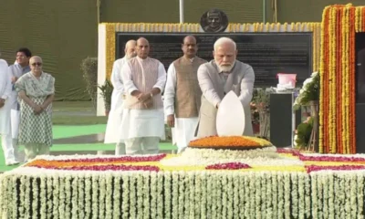 PM Modi pays tribute to Atal Bihari Vajpayee at Sadaiv Atal, says leadership is defined by conduct