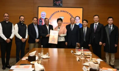 China delegation visits BJP office