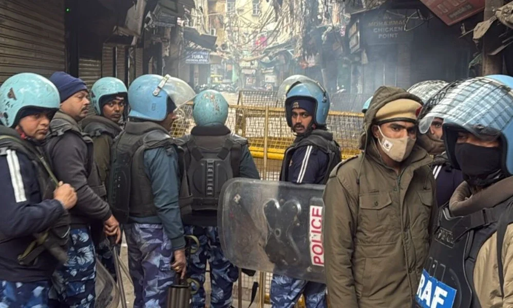Demolition near turkman gate