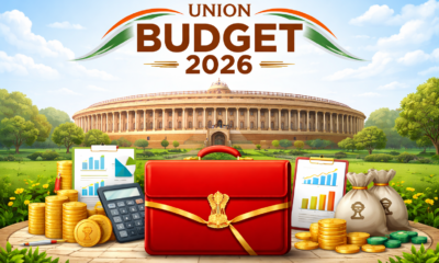 Finance Minister Nirmala Sitharaman arrives to present Union Budget 2026