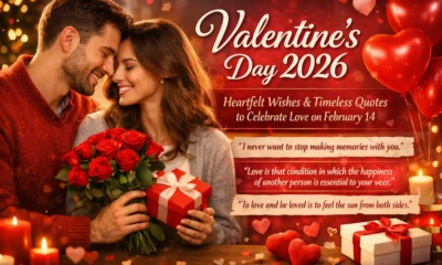 Valentine's Day 2026: wishes, messages and quotes to share with your loved one