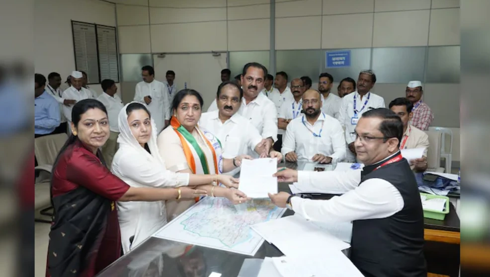 Sunetra pawar files nomination
