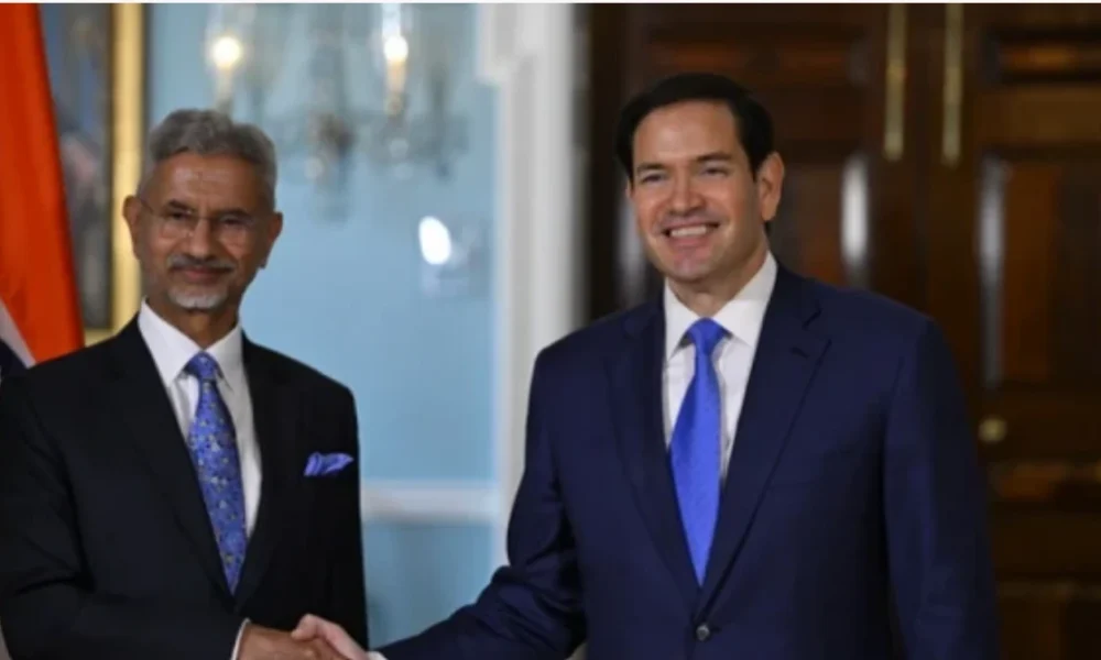 S Jayshankar Marco Rubio meet
