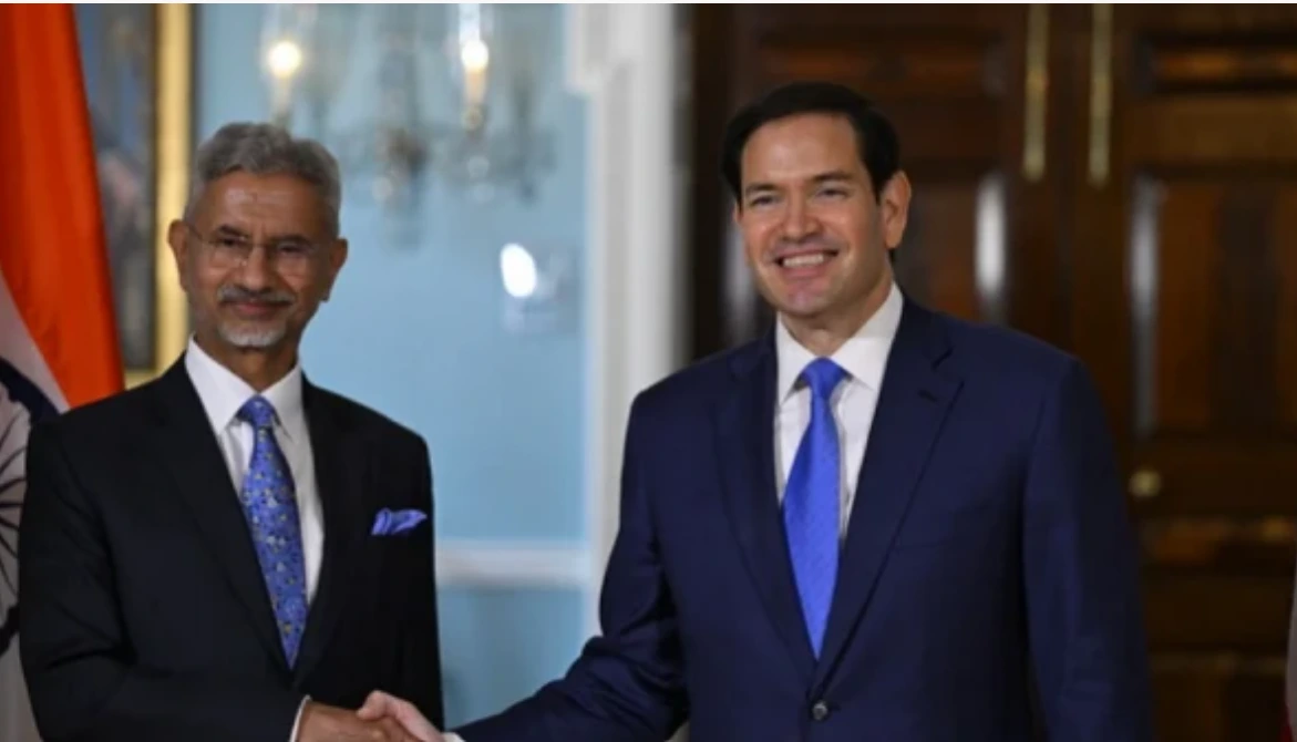 S Jayshankar Marco Rubio meet