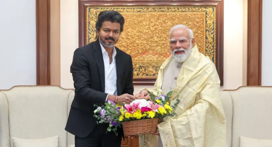 Tamil Nadu CM Vijay and PM Modi