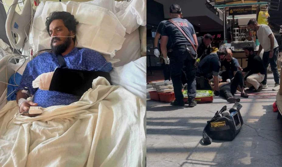 Indian man stabbed 15 times in US mall