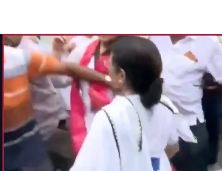 Mamta banerjee slaps own party worker